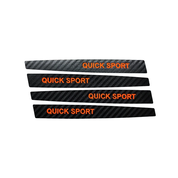 برچسب دستگیره خودرو کد 10589K مناسب برای  کوئیک مجموعه 4 عددی