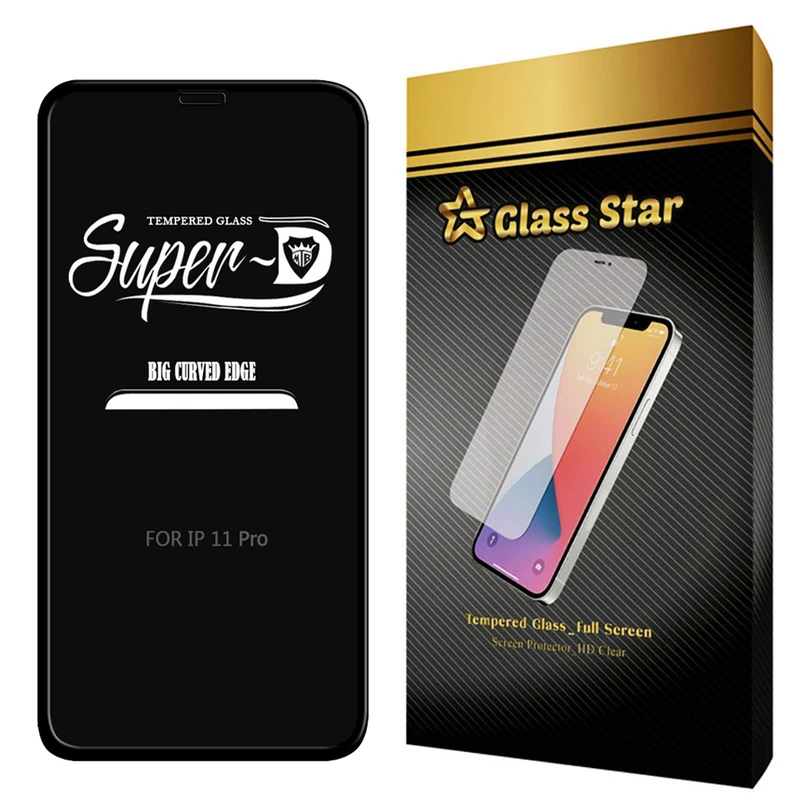 محافظ صفحه نمایش گلس استار مدل SUD مناسب برای گوشی موبایل اپل iPhone 11 Pro
