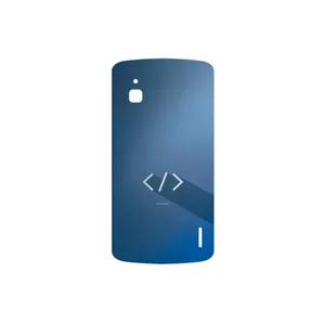 MAHOOT Minimal Coding icon Cover Sticker for Google Nexus 4