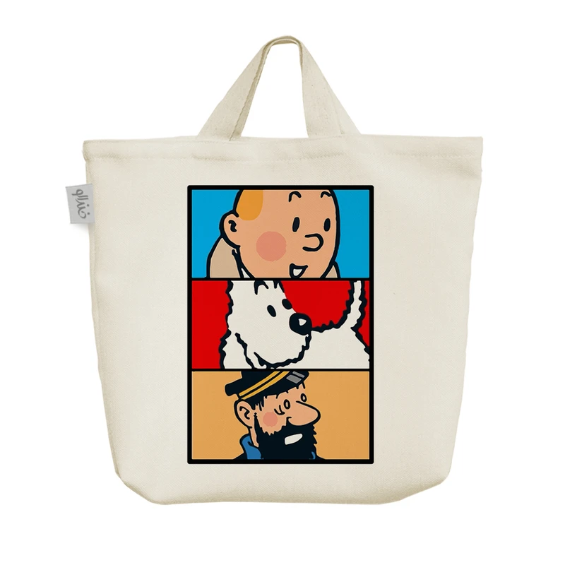 ساک خرید خندالو مدل تن تن و کاپیتان کد 8463