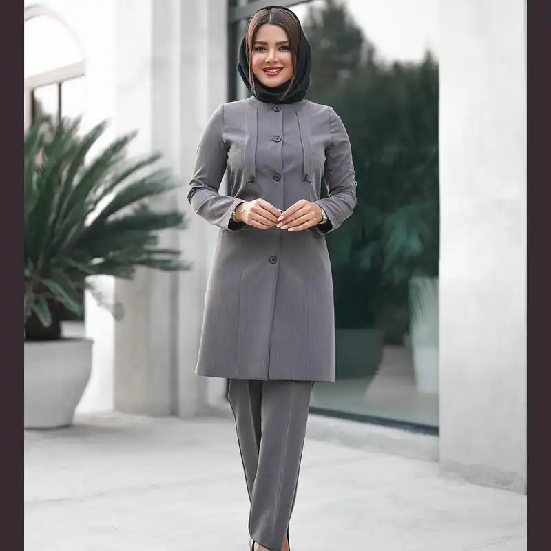 مانتو و شلوار زنانه السانا مدل سناتور کد 131003