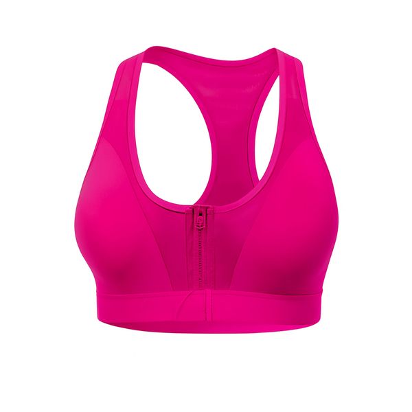 نیم‌تنه ورزشی زنانه مدل بدون فنر کاپ دار جلو زیپ 2966