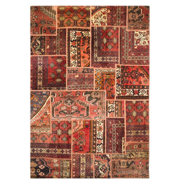 کلاژفرش دستبافت 4 متری کد p3