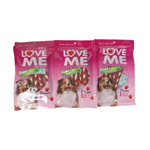تشویقی سگ لاومی مدل دورپیچ گوشت گوساله 80 گرم بسته 3عددی