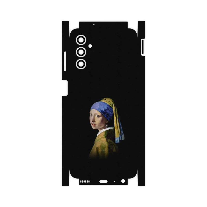 برچسب پوششی ماهوت مدل Girl with a Pearl Earring of Vermeer-FullSkin مناسب برای گوشی موبایل سامسونگ Galaxy M13 (India)