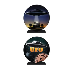 استند رومیزی تزیینی مدل ناسا و فضا طرح سفینه کد 52 مجموعه 2 عددی