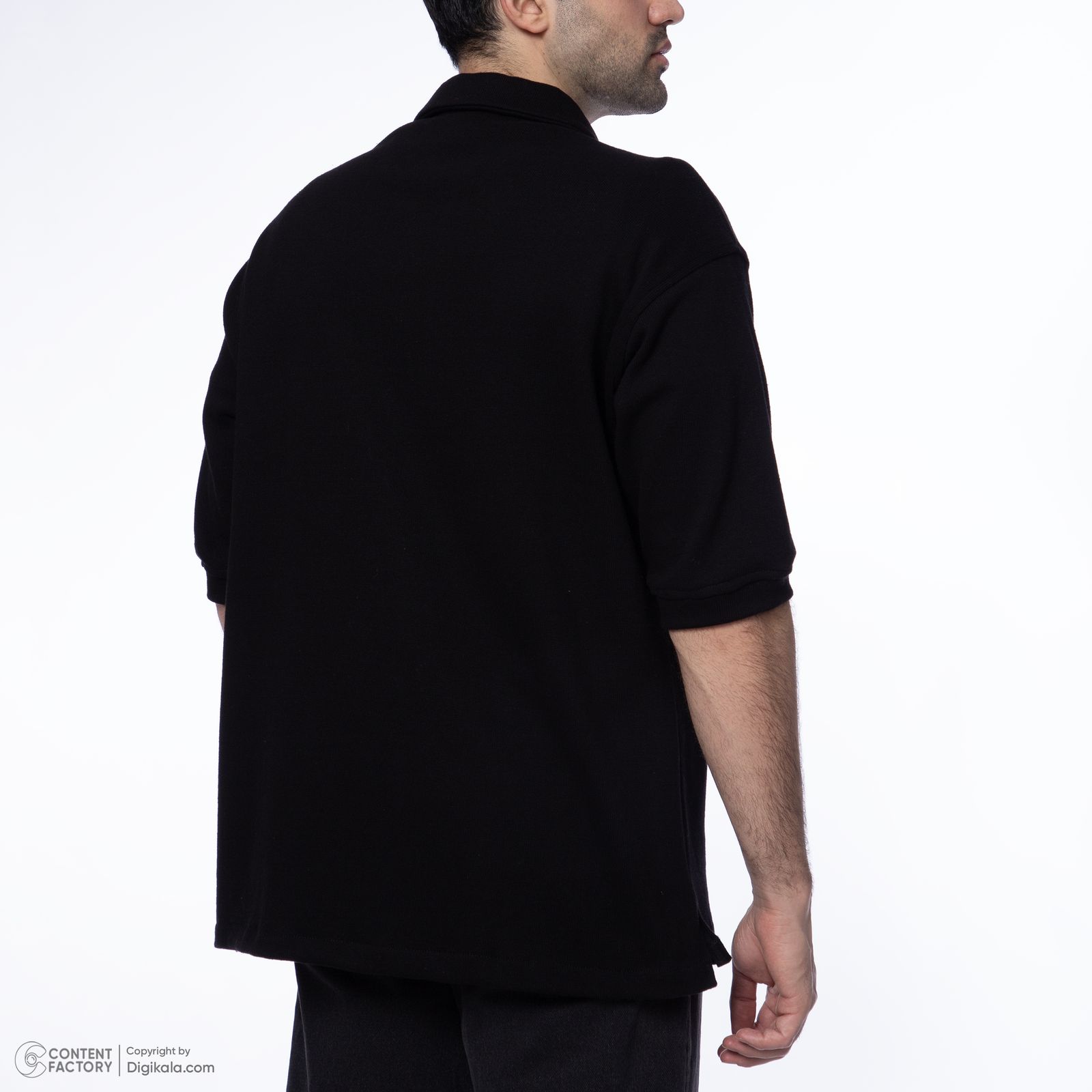 پولوشرت آستین کوتاه مردانه سیکس زیرو ناین مدل 1274 رنگ مشکی -  - 5