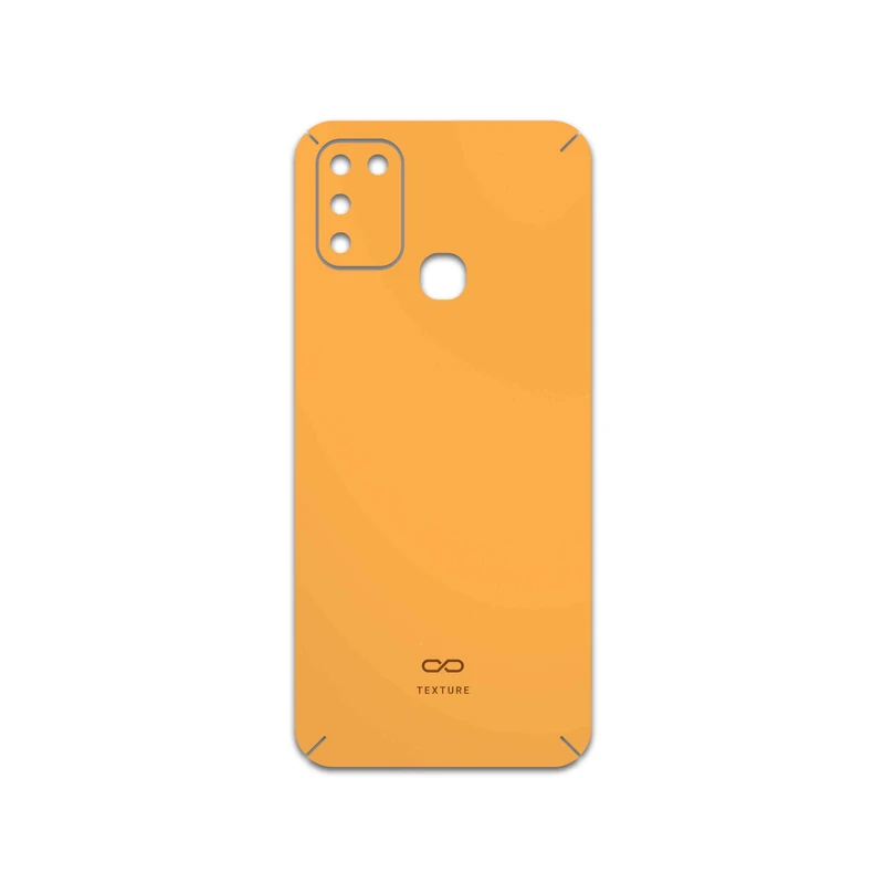 برچسب پوششی ماهوت مدل Matte-Orange مناسب برای گوشی موبایل اینفینیکس Hot 11 Play