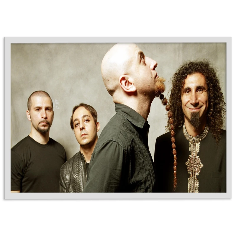تابلو نوری بکلیت طرح گروه System Of A Down مدل لایت باکس W-s1986