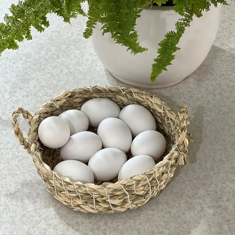 سبد حصیر بافی مدل سنتی کد S