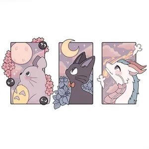 استیکر طرح انیمه ها کد ۵۰ مجموعه ۳ عددی