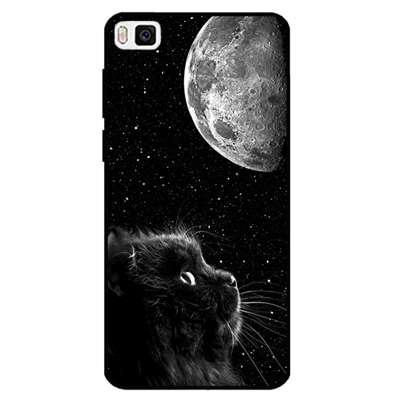 کاور مگافون طرح گربه مدل 1882 مناسب برای  گوشی موبایل هوآوی P8 