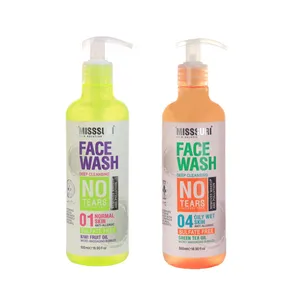 ژل شستشو میسوری مدل روغن چای سبز مناسب پوست چرب حجم 500 میلی لیتر  به همراه ژل پاک کننده آرایش چشم و صورت میسوری مدل کیوی حجم 500 میلی لیتر