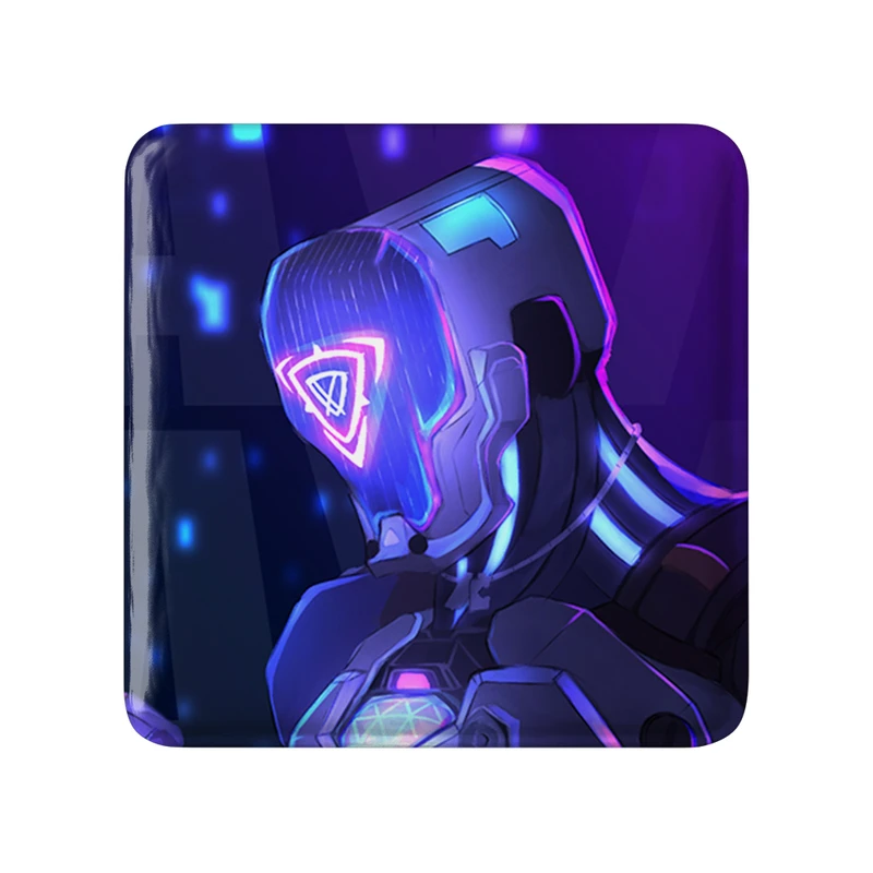 مگنت خندالو طرح بازی ولورانت (Valorant) مدل مربعی کد 33118