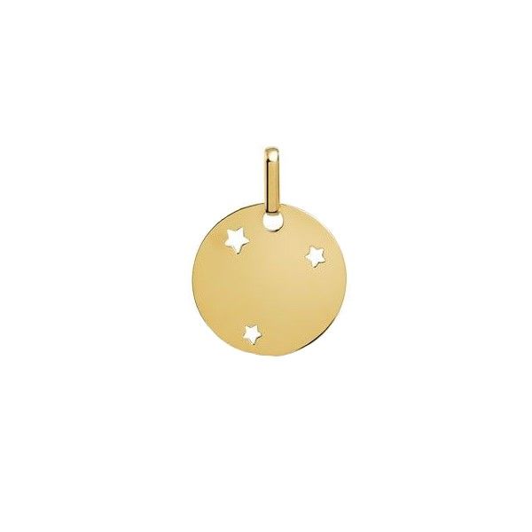 آویز گردنبند طلا 18 عیار زنانه قیراط طرح ستاره کد GH2475 -  - 2