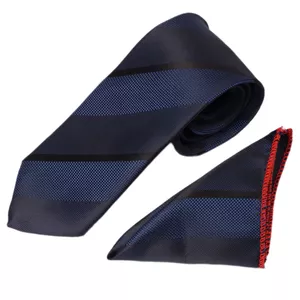 ست کراوات و دستمال جیب مردانه نسن مدل T71