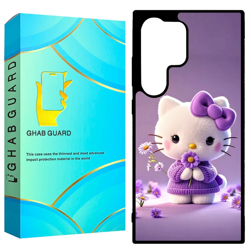 کاور قاب گارد طرح کیتی مدل GCHPD24U مناسب برای گوشی موبایل سامسونگ Galaxy S24 Ultra 5G