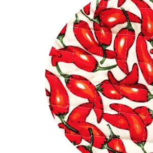 دم کنی چاپی 3 تکه رزین تاژ طرح فلفل قرمز