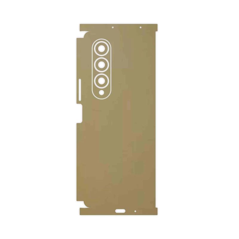 برچسب پوششی ماهوت مدل Matte-Gold-FullSkin مناسب برای گوشی موبایل سامسونگ Galaxy Z Fold4