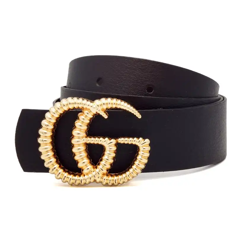 کمربند زنانه مدل  3.5 سانت چرم صنعتی BK866IN