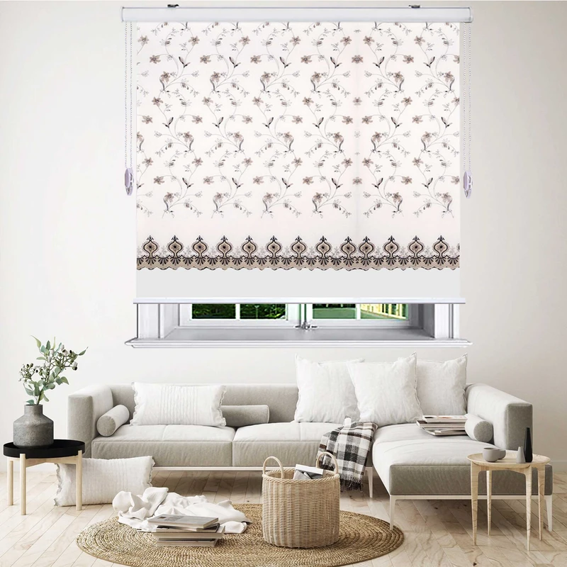 پرده زبرا زیو کد 923 سایز 155× 280 سانتی متر