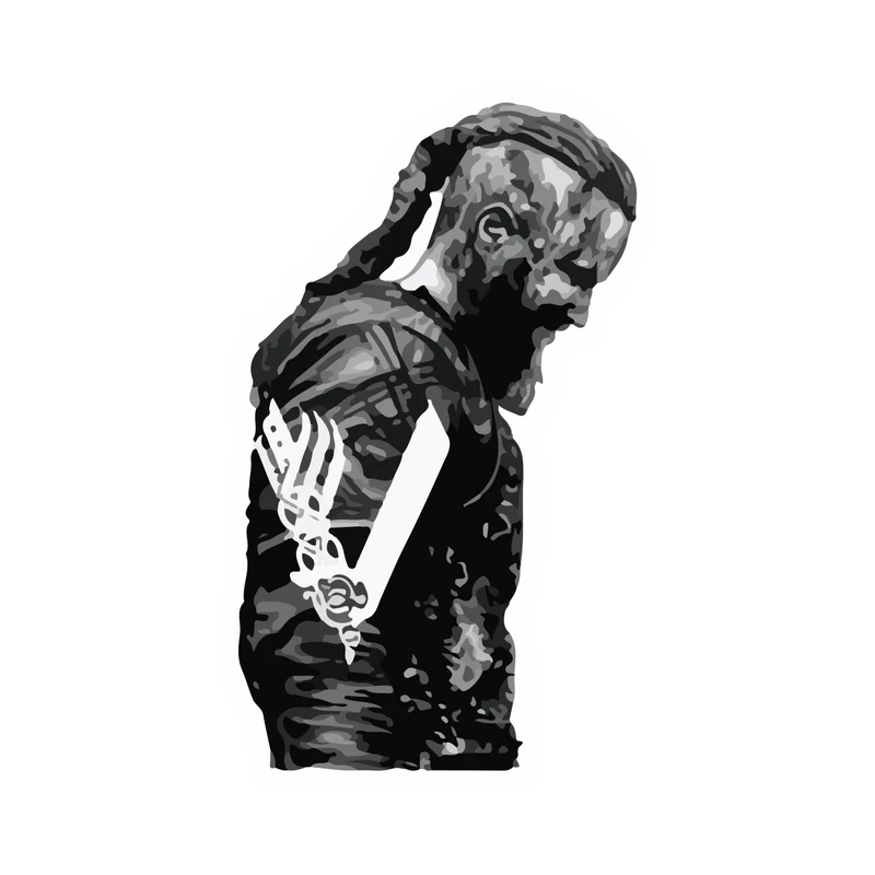 برچسب لپ تاپ پویا مارکت طرح وایکینگ کد 1062