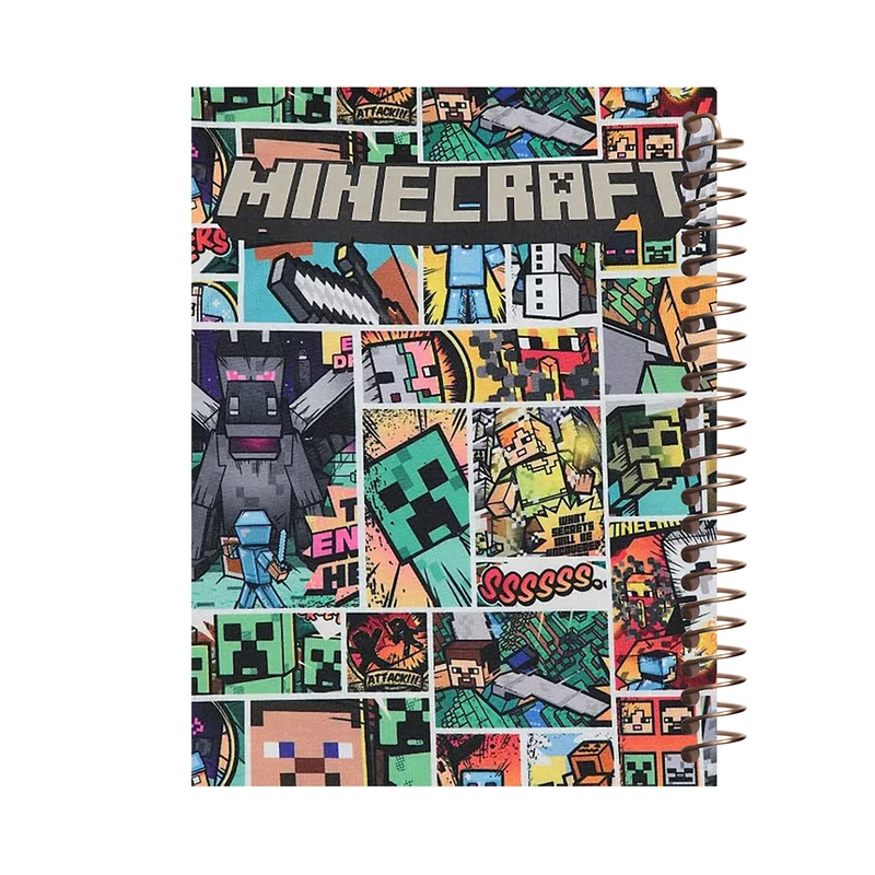 دفتر مشق 60 برگ طرح ماینکرفت کد M517