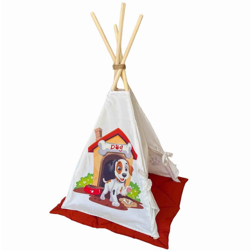 جای خواب حیوانات مدل چادر سرخپوستی کد ۰۲۶