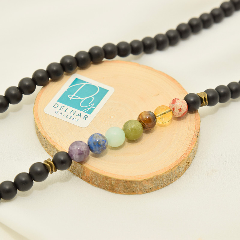 گردنبند دلنار گالری مدل هفت چاکرا