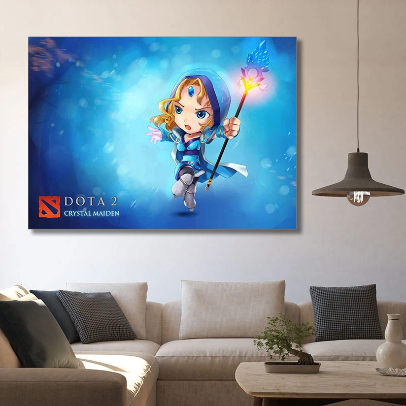 تابلو شاسی گالری استاربوی طرح Crystal Maiden مدل Dota 2 کد 0124