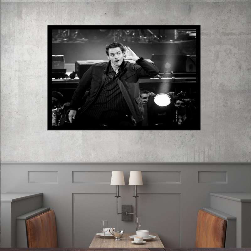 تابلو بکلیت طرح مشاهیر سینمای جهان جیم کری مدل قاب شاسی B-s9672