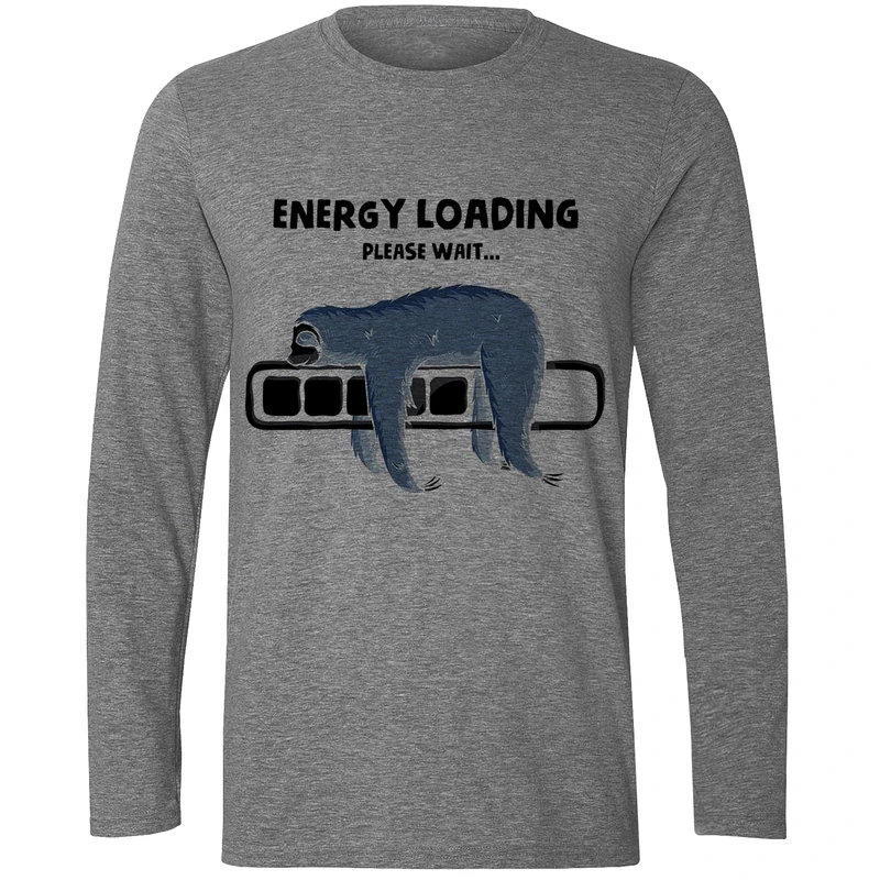 تیشرت آستین بلند مردانه مدل LODING W81