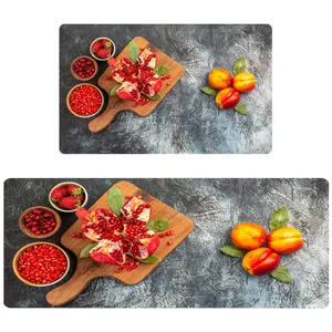 پادری مدل آشپزخانه رویه مخمل طرح ترک کد 2611 مجموعه دو عددی