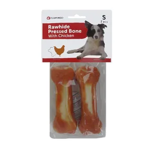 غذای تشویقی سگ فلامینگو مدل Rawhide Pressed Bone مقدار 0.12 کیلوگرم