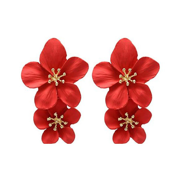 گوشواره زنانه مدل گل کد 2