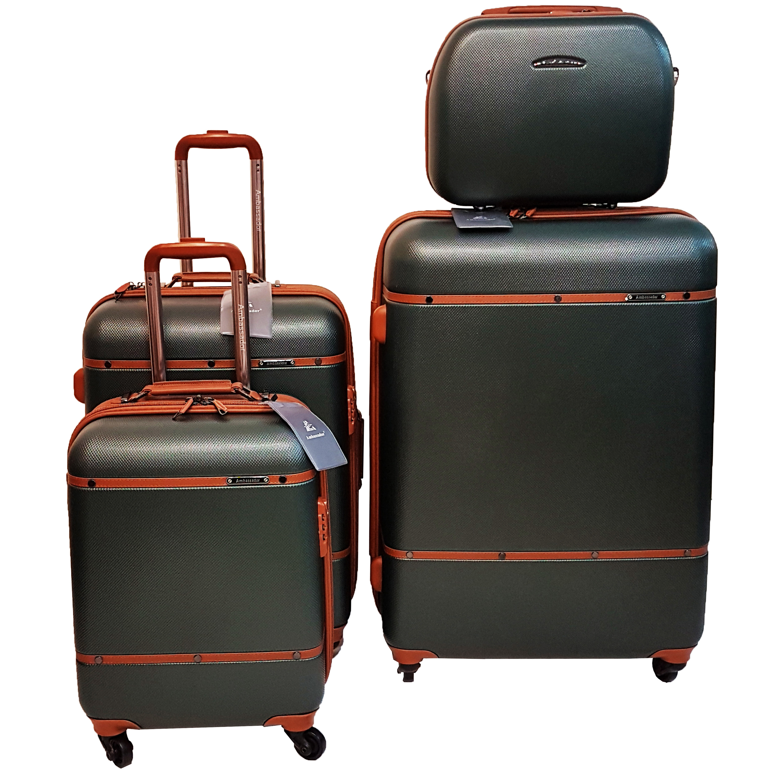 مجموعه 4 عددی چمدان امباسادور مدل ET00