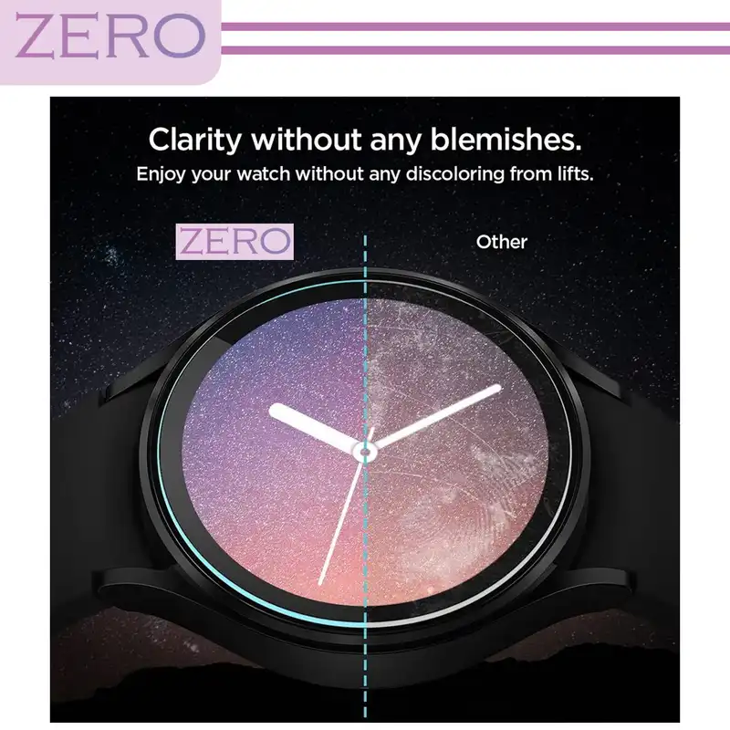 محافظ صفحه نمایش نانو زیرو مدل Pmma-ZR مناسب برای ساعت هوشمند سامسونگ Galaxy Watch 5 44mm بسته سه عددی