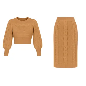 ست پلیور و دامن زنانه مدل B1