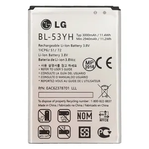 باتری موبایل مدل BL-53YH ظرفیت 3000 میلی آمپر ساعت مناسب برای گوشی موبایل ال جی G3 VS985