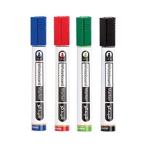 ماژیک وایت برد شیدکو کد 0040G مجموعه 4 عددی