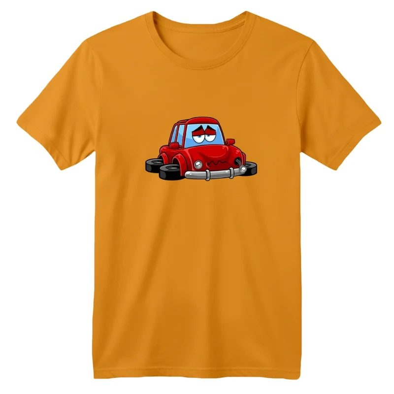 تی شرت آستین کوتاه بچگانه مدل ماشین ها کد 05