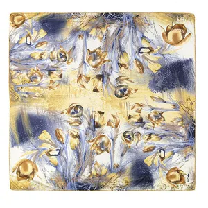 روسری زنانه طرح گل رز مدل 105