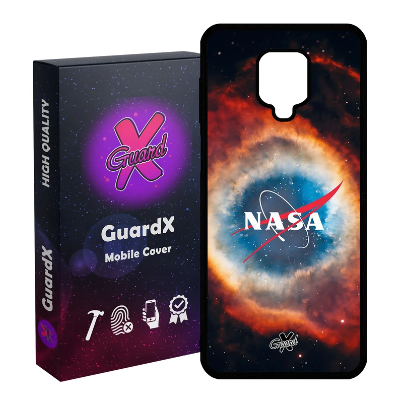 کاور گارد ایکس طرح Nasa مدل Glass10234 مناسب برای گوشی موبایل شیائومی Redmi Note 9S / Note 9 Pro / Note 9 Pro Max