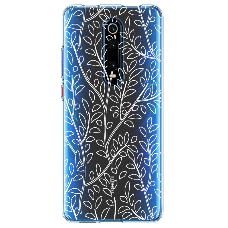 کاور مگافون طرح برگ مدل C45-W مناسب برای گوشی موبایل شیائومی Mi 9T / Mi 9T Pro