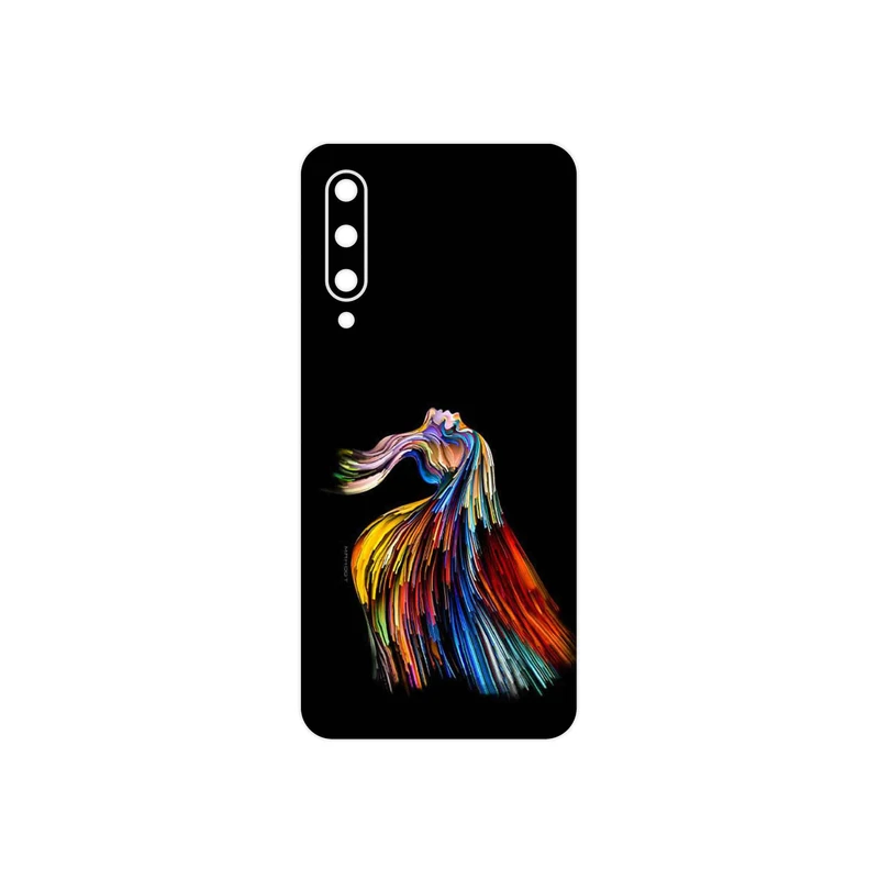 برچسب پوششی ماهوت مدل Rainbow Hair Digital Art مناسب برای گوشی موبایل شیائومی Mi 9 SE