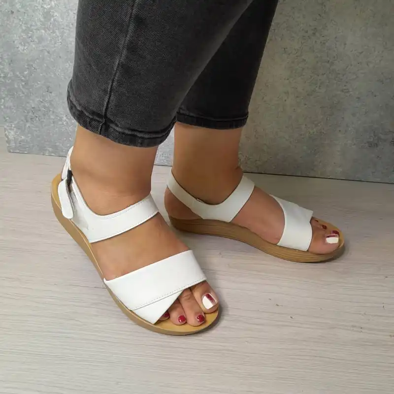 صندل زنانه کامفی مدل دنیا رکابدار کد 1395-WH