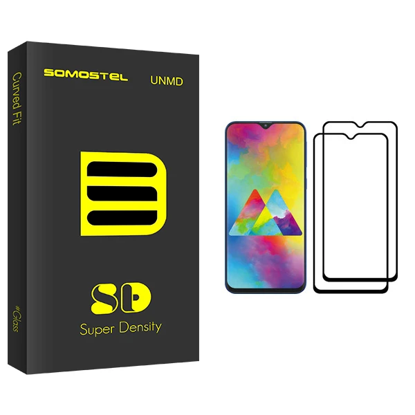 محافظ صفحه نمایش سوماستل مدل SD Glass مناسب برای گوشی موبایل سامسونگ Galaxy M20 بسته دو عددی