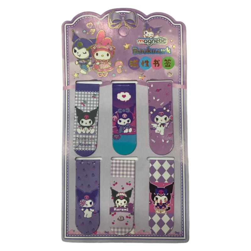 نشانگر کتاب مدل مگنتی کد f3007 مجموعه 6 عددی