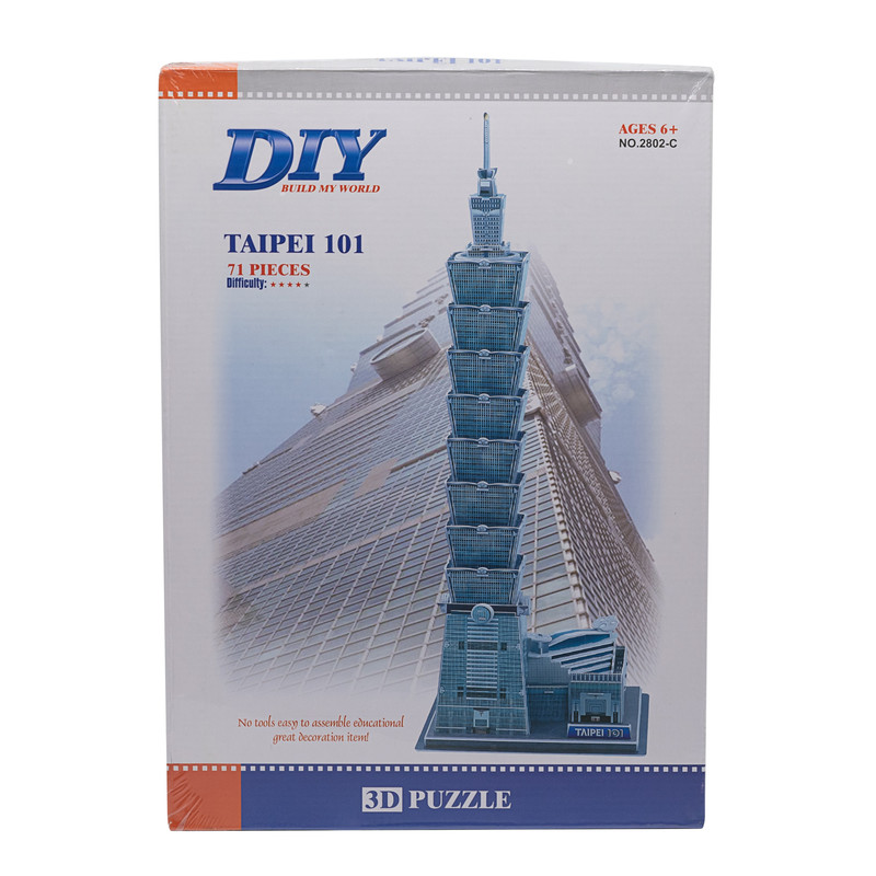 پازل ماکت سه بعدی مدل TAIPEI 101 کد 2802-C