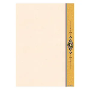 کاغذ تذهیب A4 خانه تذهیب طرح کناره کد 4067 بسته 100عددی